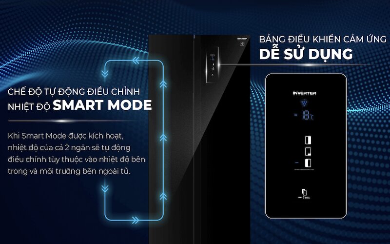 Lý do nên chọn mua tủ lạnh Sharp Inverter 600 lít SJ-SBXP600VG-BK
