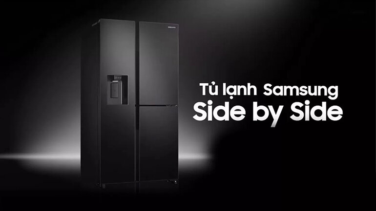 Tủ lạnh Samsung 2 cánh side by side mang tới những trải nghiệm hoàn hảo