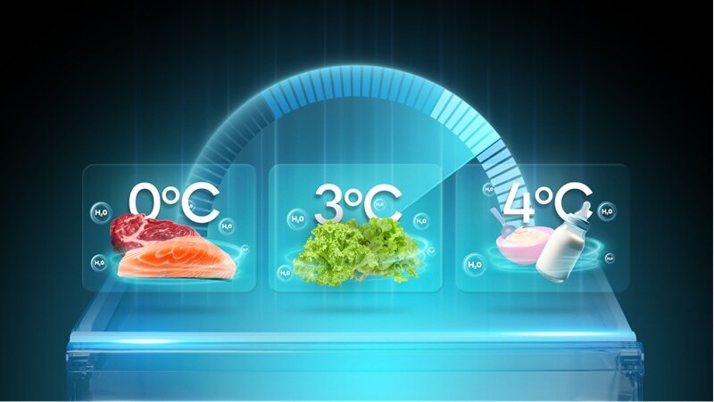 Tủ lạnh Casper 540 lít RM-D540SBS giảm giá 4 triệu đồng, có ngăn cấp đông mềm lại tiết kiệm điện