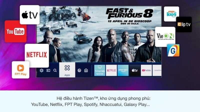 Hệ điều hành Tizen thân thiện, mượt mà