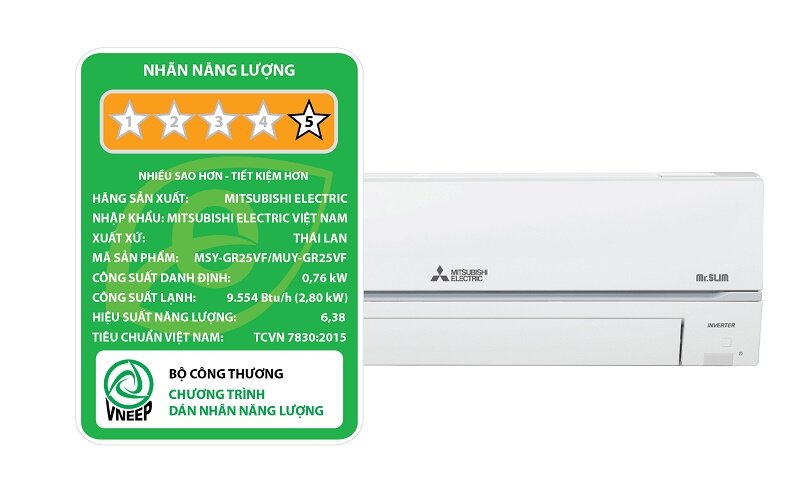 Điều hòa Mitsubishi Electric MSY-GR25VF