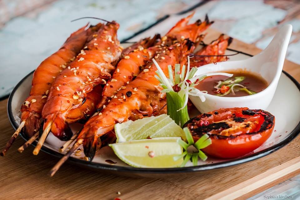 Tôm nướng muối tiêu