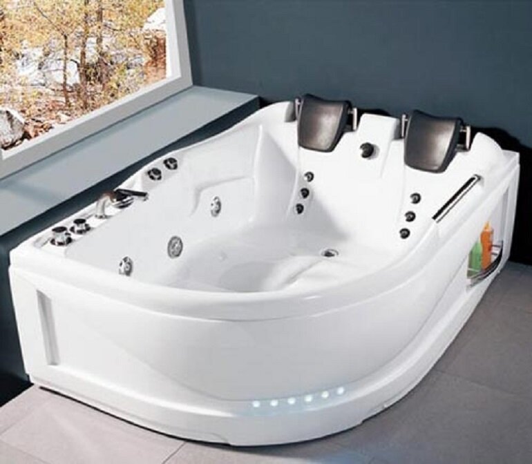 Bồn tắm sục dạng góc