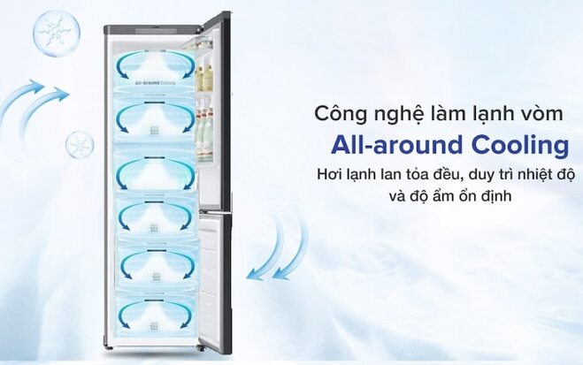 Tủ lạnh Samsung Inverter 339 lít RB33T307055: Tươi ngon trọn vị, tiết kiệm tối ưu