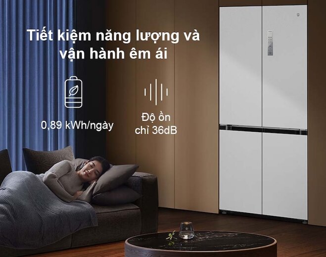 Tủ lạnh 4 cánh Xiaomi Mijia 518L thiết bị cao cấp, công nghệ hiện đại