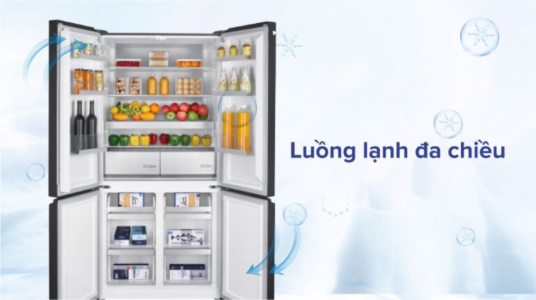 Tủ lạnh Beko Inverter 553 lít GNO51651GBVN