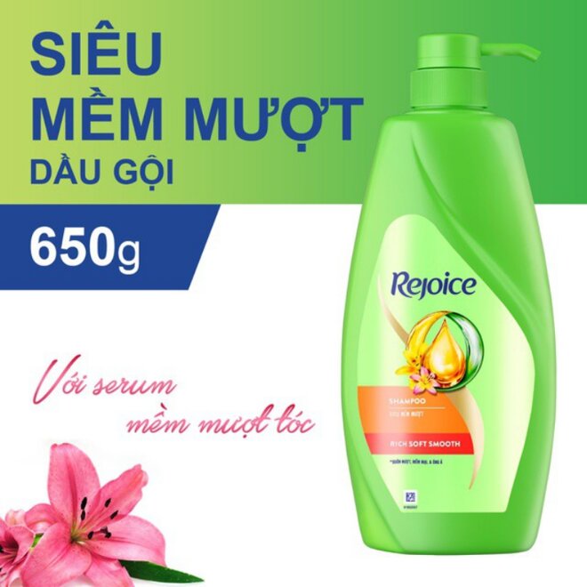 Dầu xả tóc mềm mượt diệu kỳ Rejoice Rich Soft Smooth