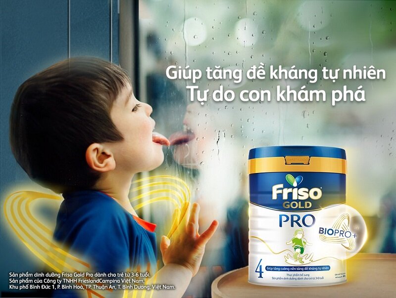 Sữa Friso Gold Pro