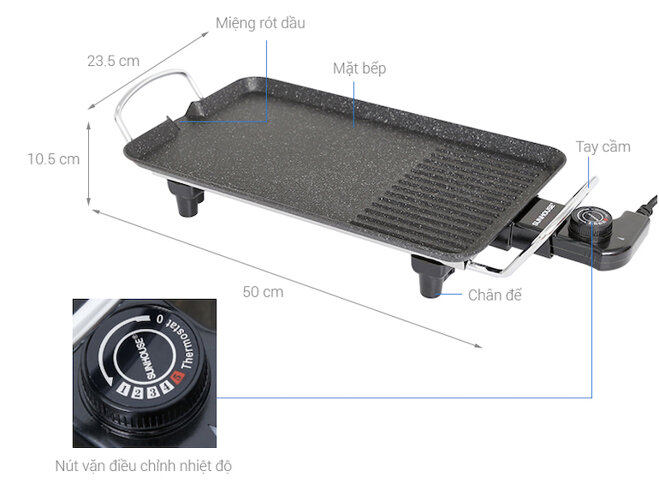 Bếp nướng điện Sunhouse 