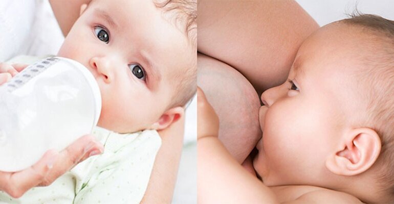 So sánh sữa mẹ và sữa công thức