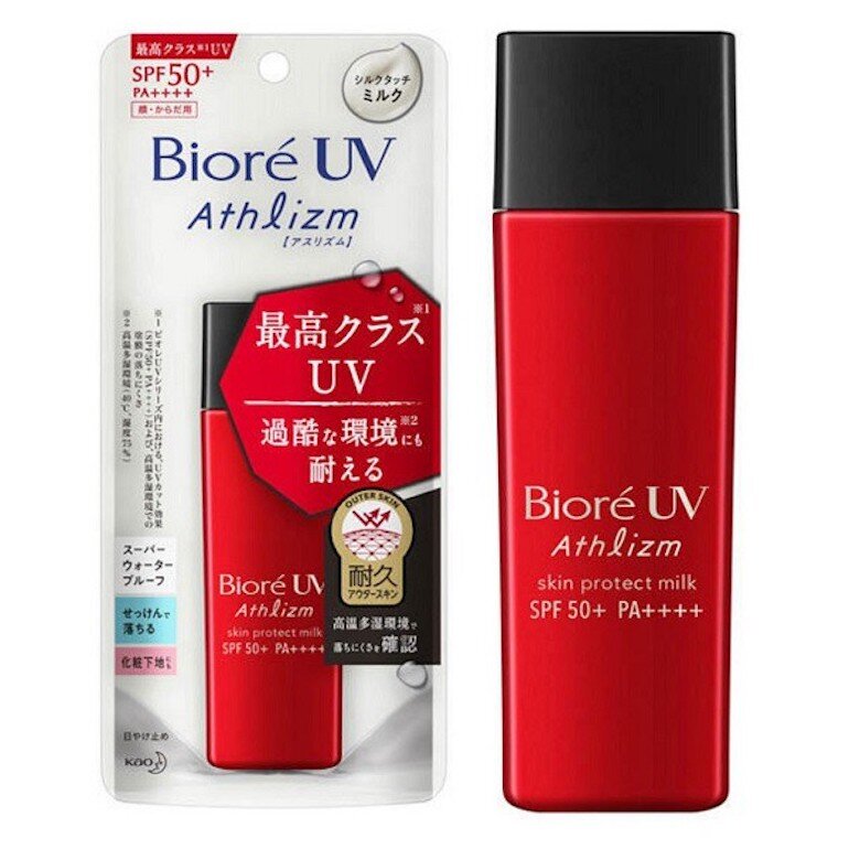 Sữa chống nắng của Nhật Biore UV Athlizm Skin Protect Milk SPF50+ PA++++