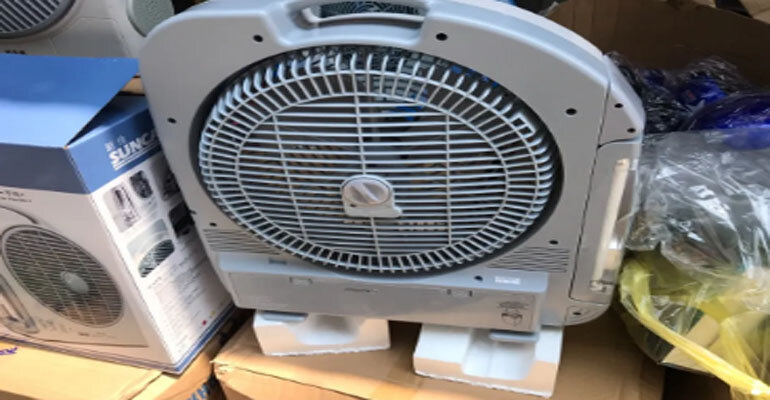 Các bước sử dụng quạt sạc điện SUNCA 292AS Quạt tích điện SUNCA 292AS