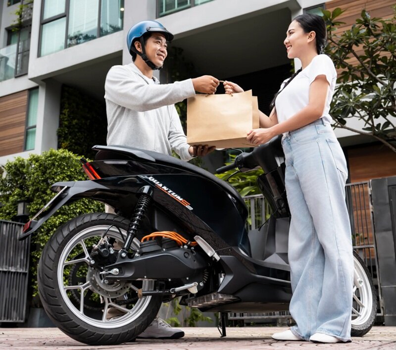 Xe máy điện Dat Bike Quantum S2 đi gần 300 km/lần sạc, pin bền tới 25 năm!