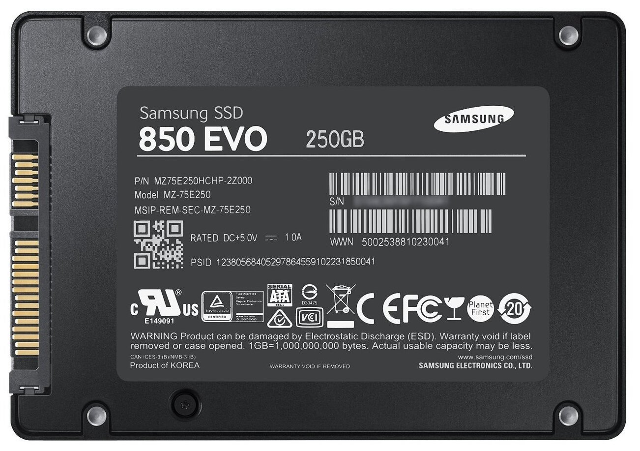 Lắp ổ SSD của Samsung
