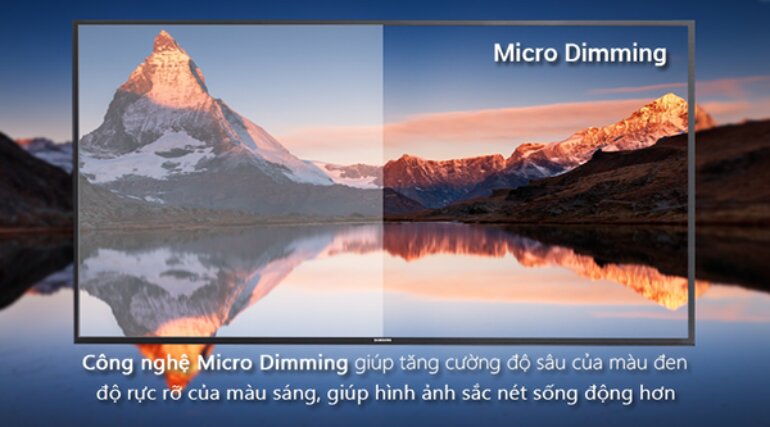 Công nghệ Micro Dimming làm mờ cục bộ tối ưu độ chi tiết cho hình ảnh thêm rực rỡ