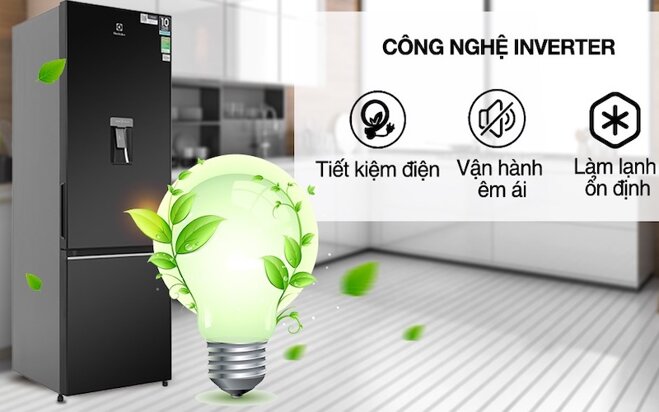 Tìm hiểu những tính năng nổi bật tủ lạnh Electrolux Inverter 335 lít EBB3762K-H