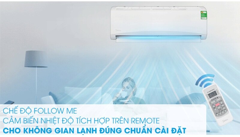 Điều hòa Midea 12000 BTU MSAFII-13CRN8 xuất xứ Thái Lan, làm mát tốt, giá lại siêu rẻ!