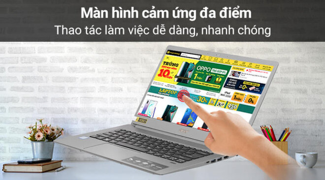 Màn hình 14 inch tiêu chuẩn Full HD sắc nét, tối ưu  