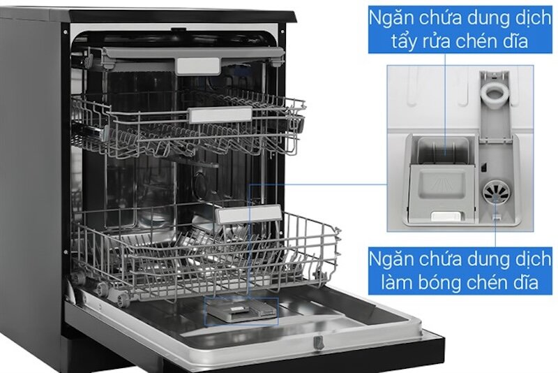 Máy rửa bát Hafele HDW-F60EB bí quyết nhà bếp sạch bong, gọn gàng