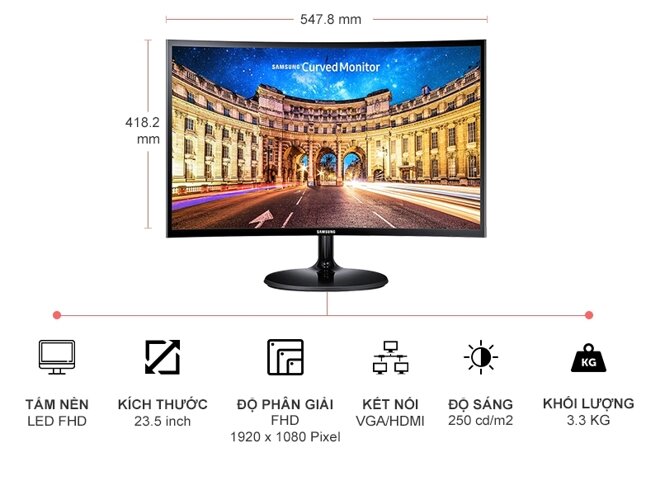 Tính năng Samsung 24'' LC24F390