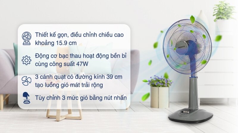 Đánh giá quạt lửng Senko L1638 - Xua tan oi bức ngày hè!