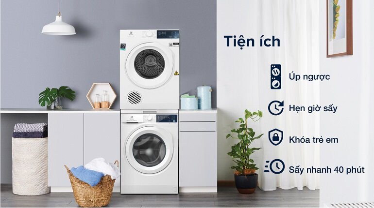 Máy sấy Electrolux 7.5kg EDV754H3WB