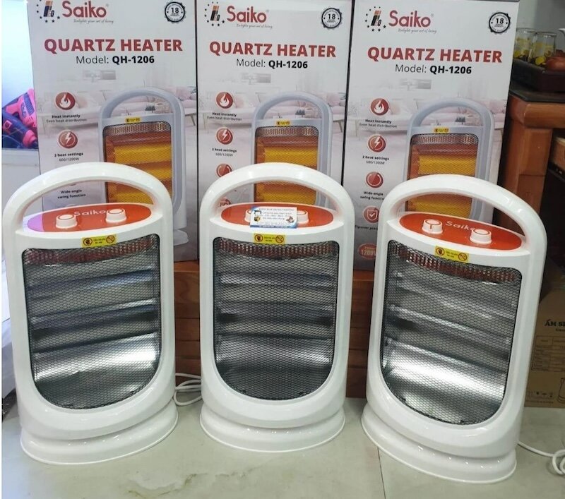 Giá bán máy sưởi Saiko QH-1206