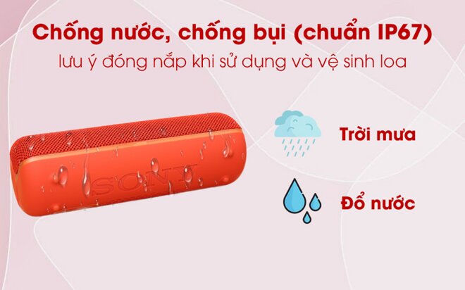 Khả năng chống bụi, chống nước IP67 cực cao