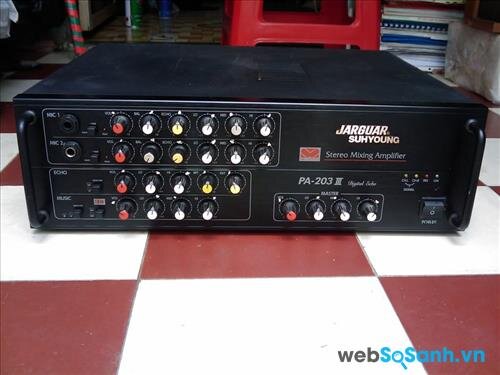 Ampli karaoke Jarguar 203III - đem đến chất lượng âm thanh hoàn hảo