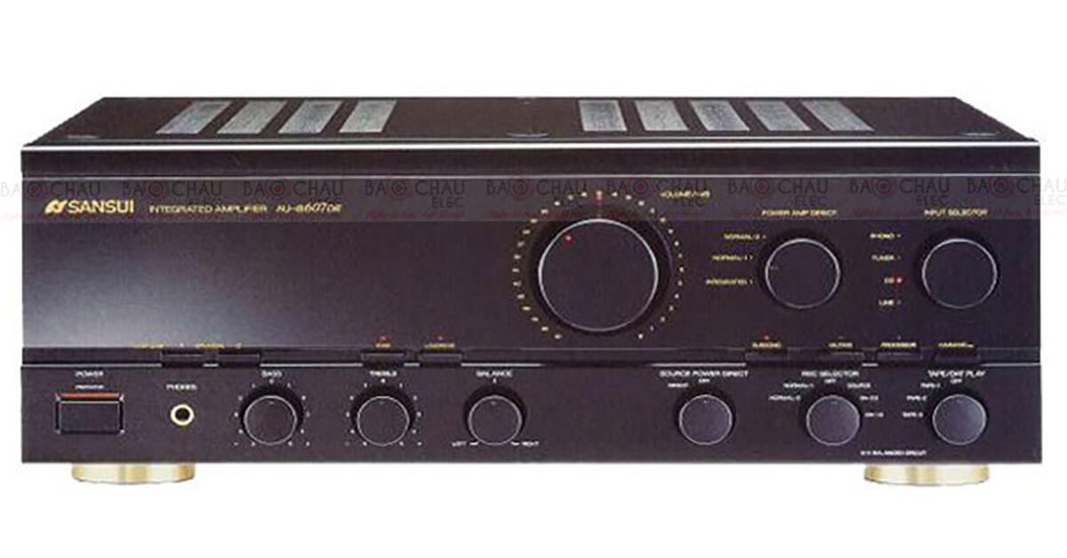 Amply Sansui 607: Giá tốt, thiết kế sang trọng!