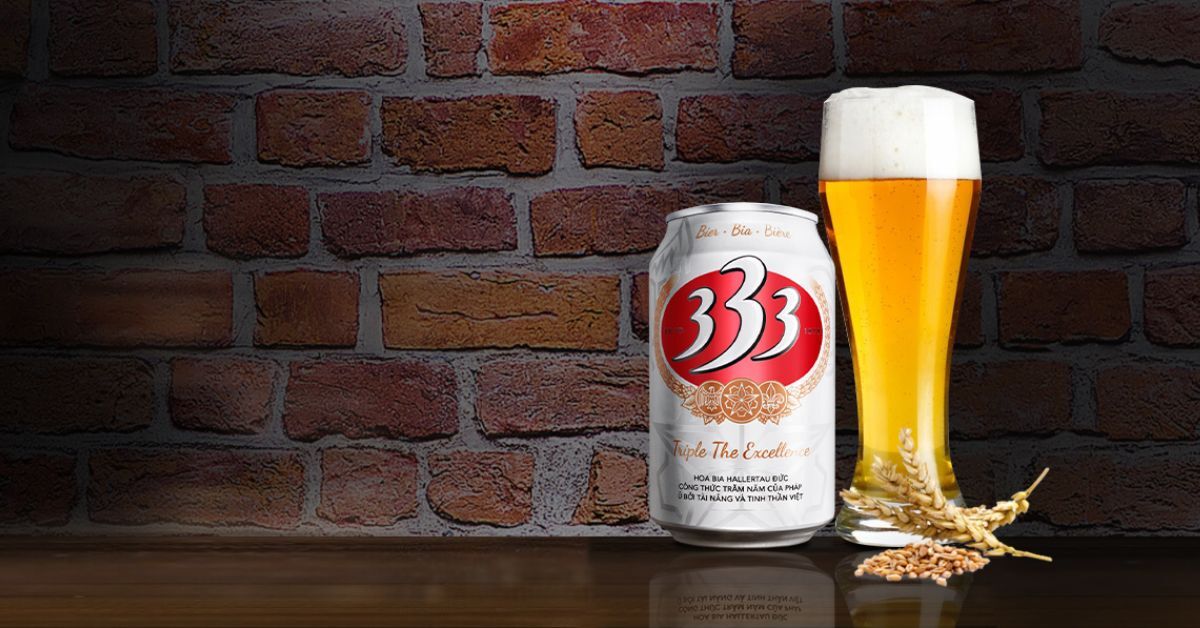 Ấn tượng nồng độ cồn bia 333 cao, vị đậm đà, giá cả hợp lý