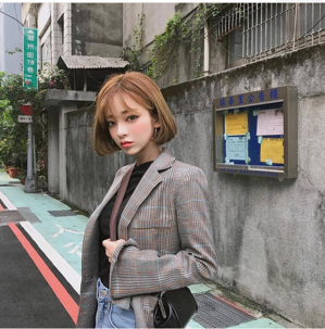 Áo khoác blazer trơn màu đẹp thật nhưng thu này phải diện blazer kẻ mới đúng mốt!