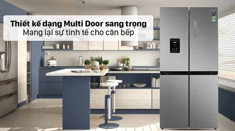 Tủ lạnh Samsung Inverter 488 lít sở hữu thiết kế Multidoor sang trọng