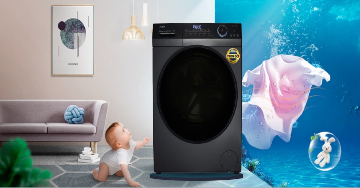 Aqua Inverter 11 kg AQD- D1102G BK máy giặt số 1 cho gia đình bạn
