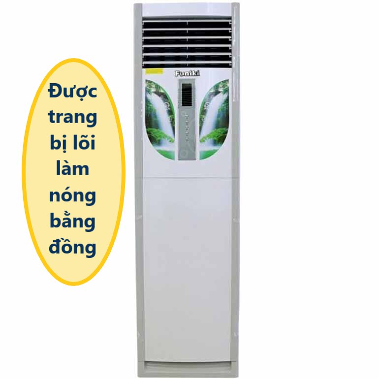 Dàn tản nhiệt của điều hòa cây 36000BTU Sumikura, Funiki và Gree