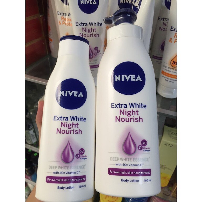 Sữa dưỡng thể Nivea Night White Firming Body Lotion 250ml