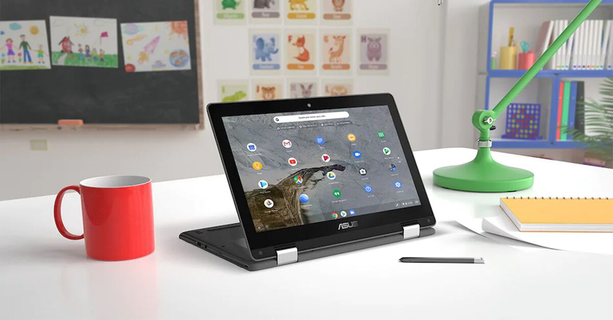 Asus Chromebook Flip C214: Laptop 2-in-1 phù hợp cho việc học từ xa của trẻ em!