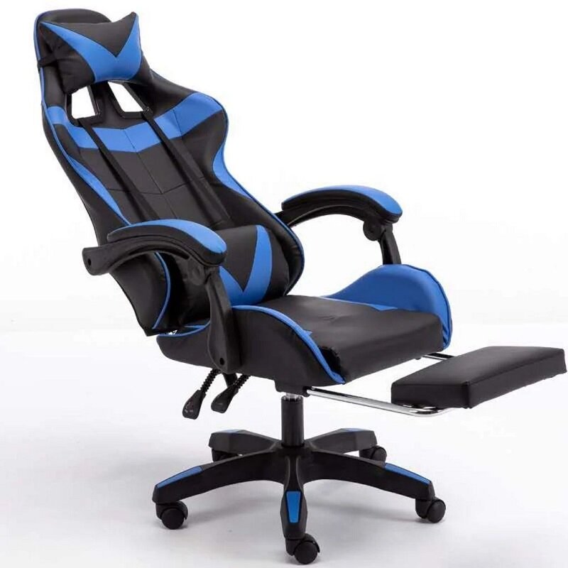 ghế xoay gaming màu xanh