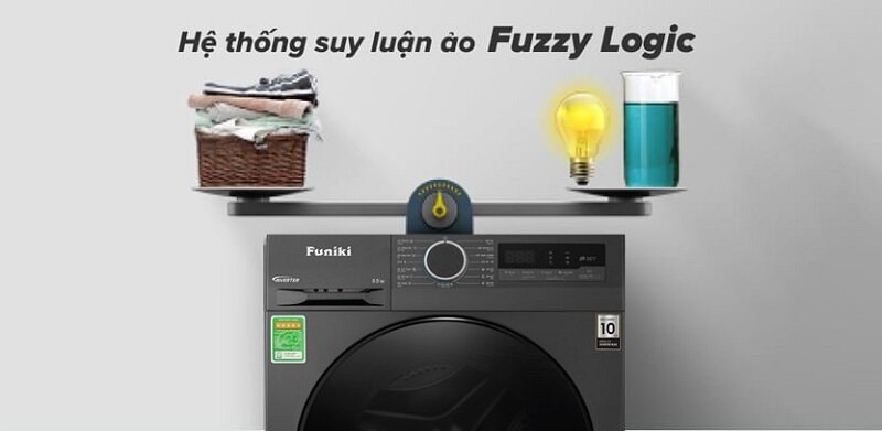 Máy giặt Funiki 10,5kg inverter HWM F8105ADG giá rẻ mà chất lượng rất ổn