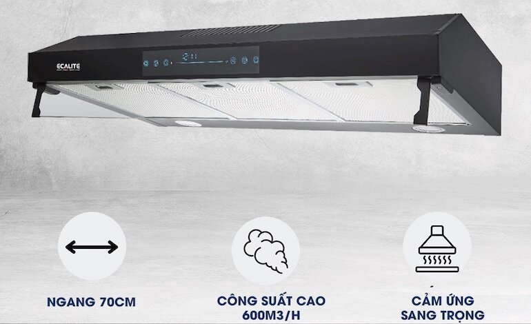 Máy hút mùi tự huỷ hãng Ecalite EH-CL700T cổ điển