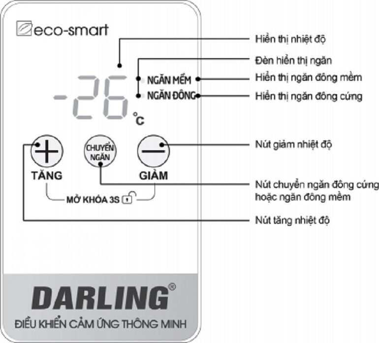 Tủ đông Darling DMF-3699WSI-2 và Darling DMF-3699WSI-4 giống và khác nhau như thế nào?