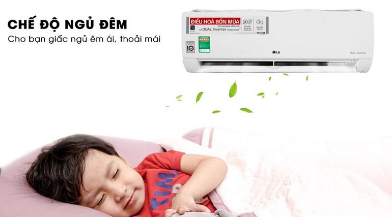 điều hòa LG V10APH2 9000 BTU 1 chiều Inverter gas R-32