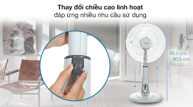 Quạt lửng Lifan QL-216: Giải pháp làm mát tiện lợi cho mọi không gian!