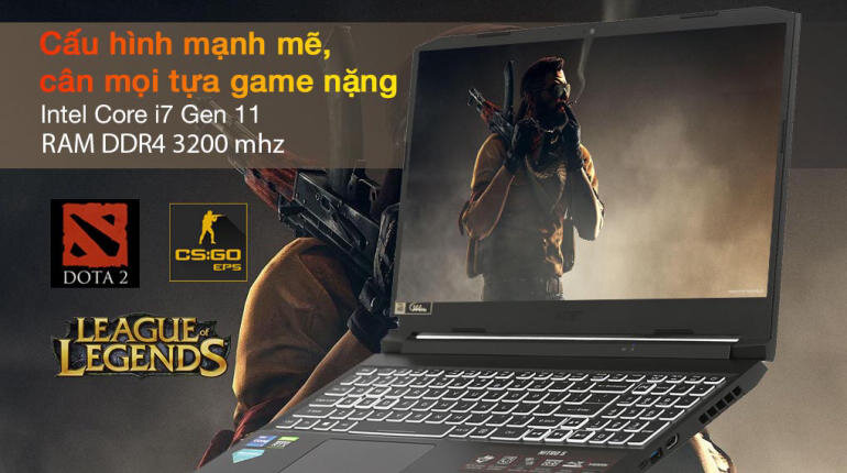 Laptop gaming Acer Nitro 5 Eagle AN515 57 71H1