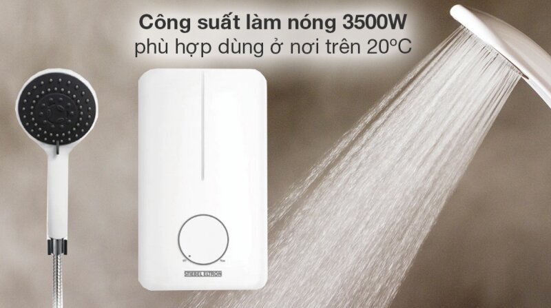 Đánh giá máy nước nóng trực tiếp Stiebel Eltron DE 35 EC 3500W