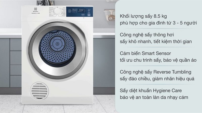 Top 6 máy sấy quần áo Electrolux Ultimatecare 300 tốt đáng mua đầu năm 2025