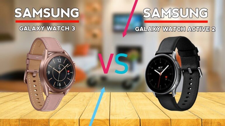  samsung galaxy watch active 2 và galaxy watch active 3
