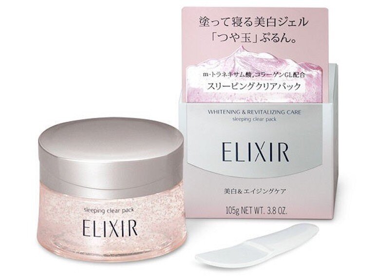 Mặt nạ gel làm sạch da Shiseido Elixir Revitalizing Care Sleeping Gel Pack.