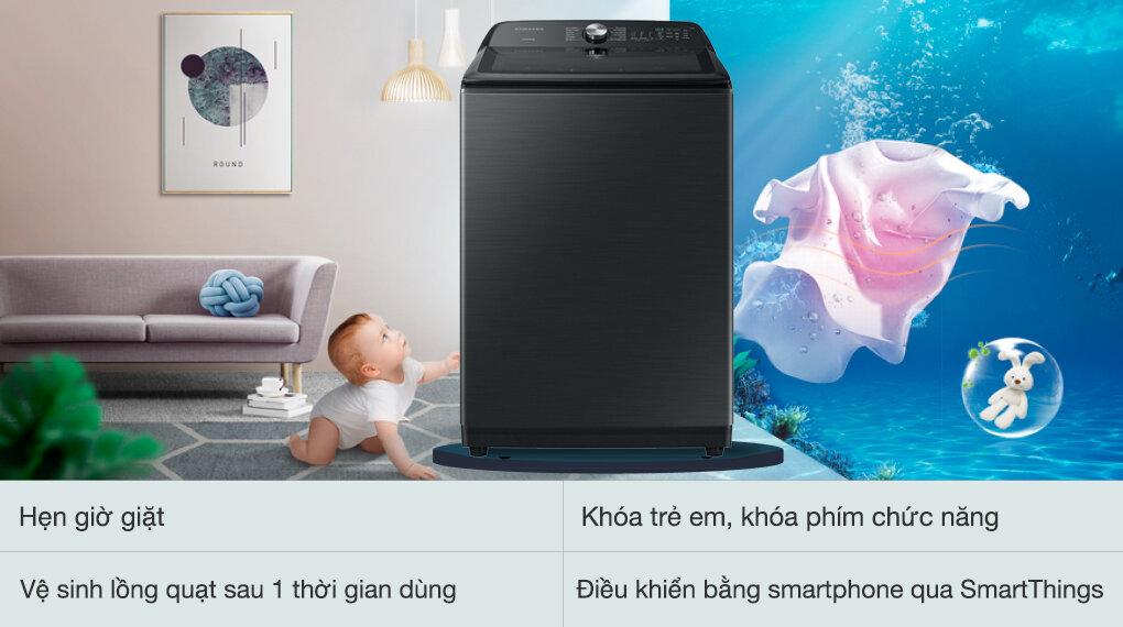 Lựa chọn máy giặt lồng đứng động cơ truyền động trực tiếp ở phân khúc 18 - 20 triệu