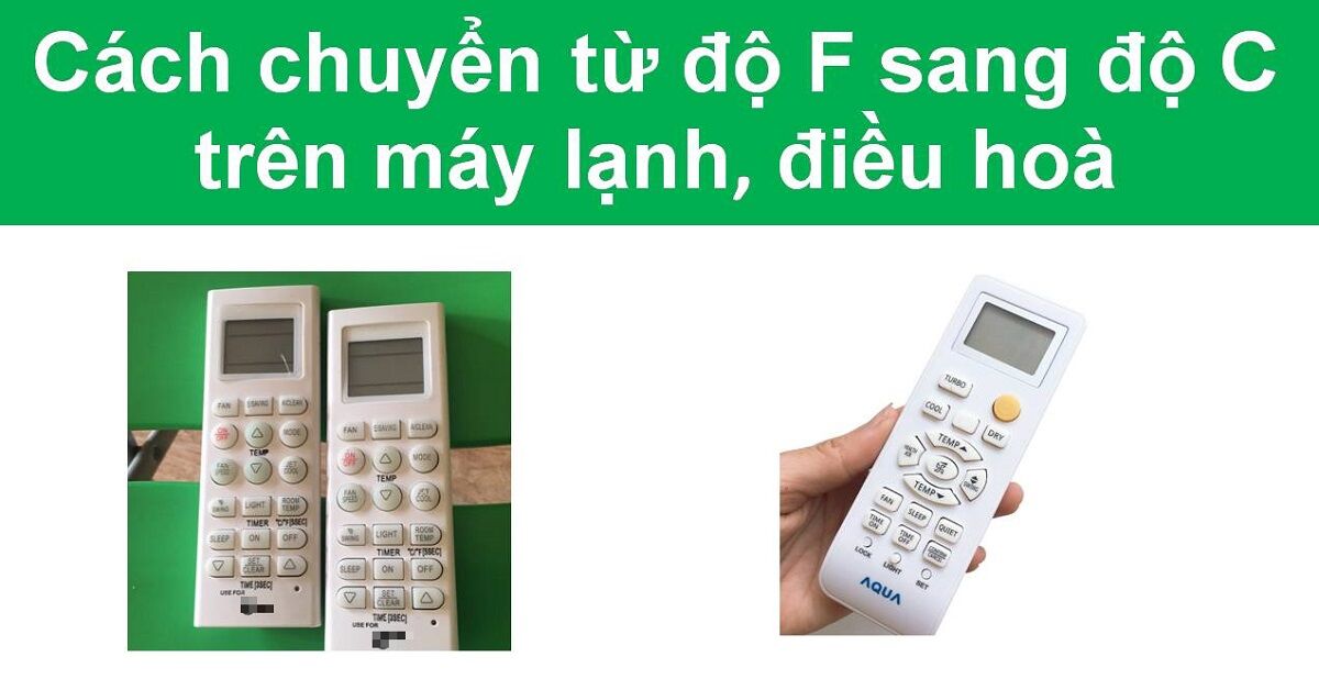 Bạn đã biết cách chuyển độ F sang độ C điều hòa Midea chưa?
